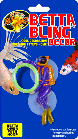 Betta Bling Decor - Diver w/ Hoop