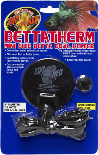 BettaTherm Mini Size Betta Bowl Heater
