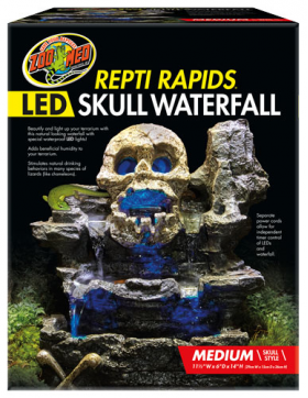 Repti Rapids LED Waterfall - MEDIUM SKULL