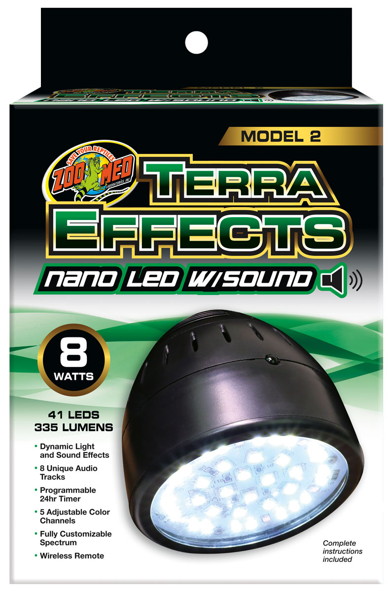 TerraEffects Nano LED with Sound & Remote