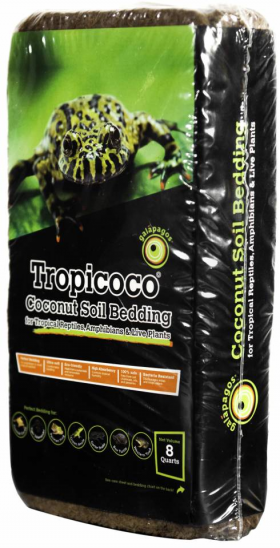 Tropicoco Soil NATURAL 8qt Compressed Brick