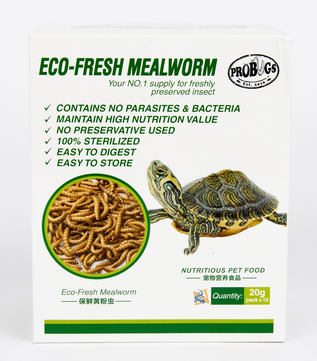 Eco-Fresh Mealworms - 10 pack